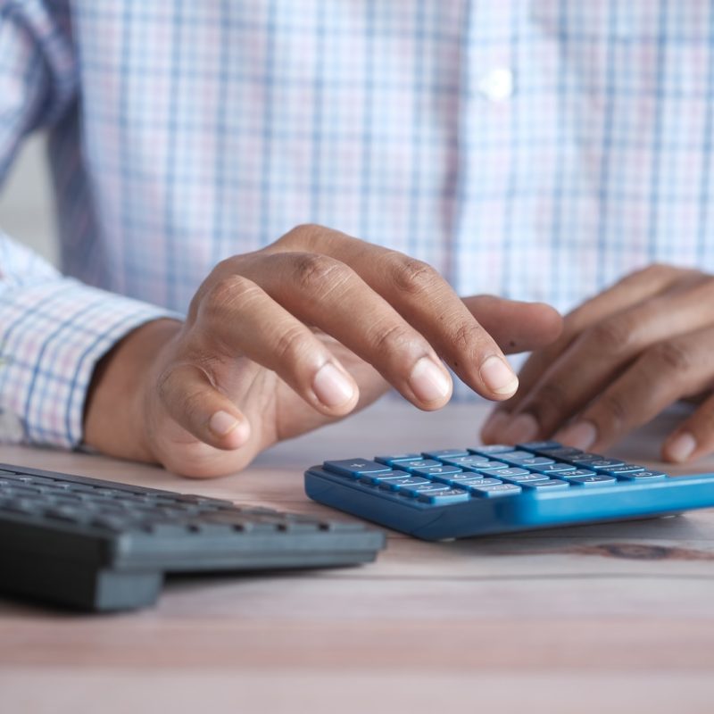 person using black computer keyboard